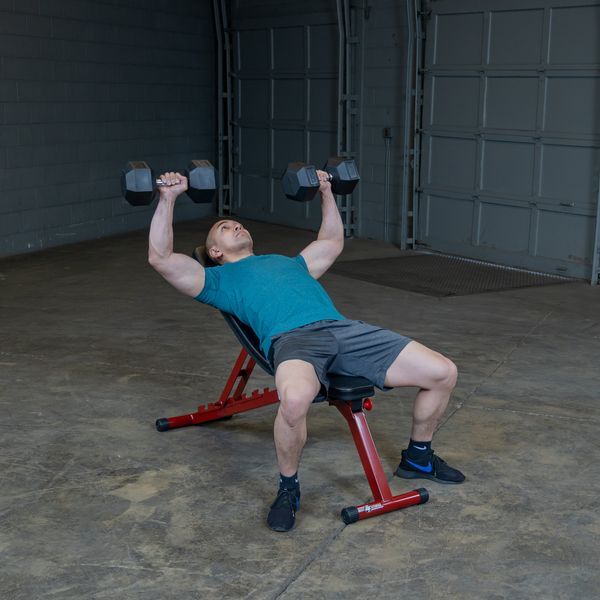Body Solid Best Fitness Adjustable Folding Bench