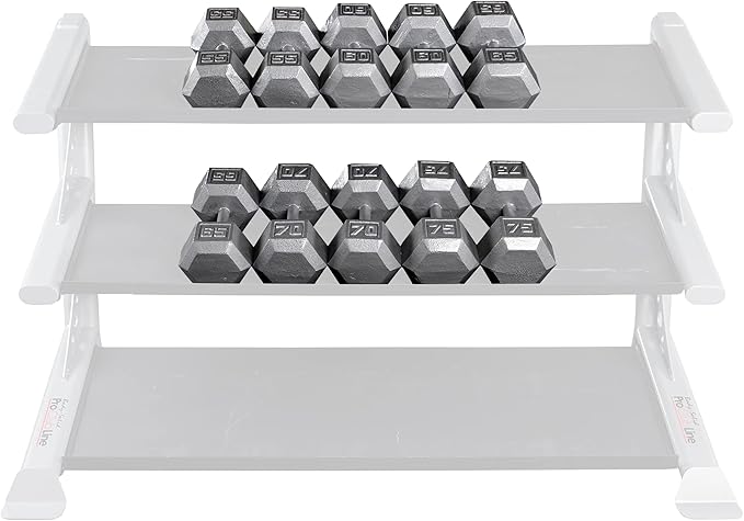SDS650 - Grey Hex Dumbell set 55-75lb pairs Body-Solid
