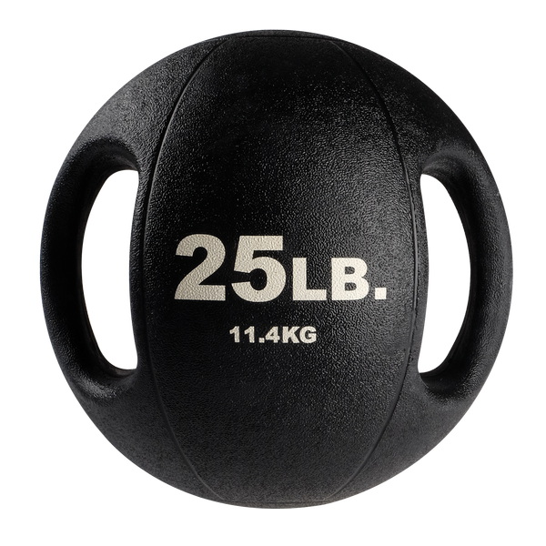 Body-Solid Tools 25lb. Dual Grip Medicine Ball