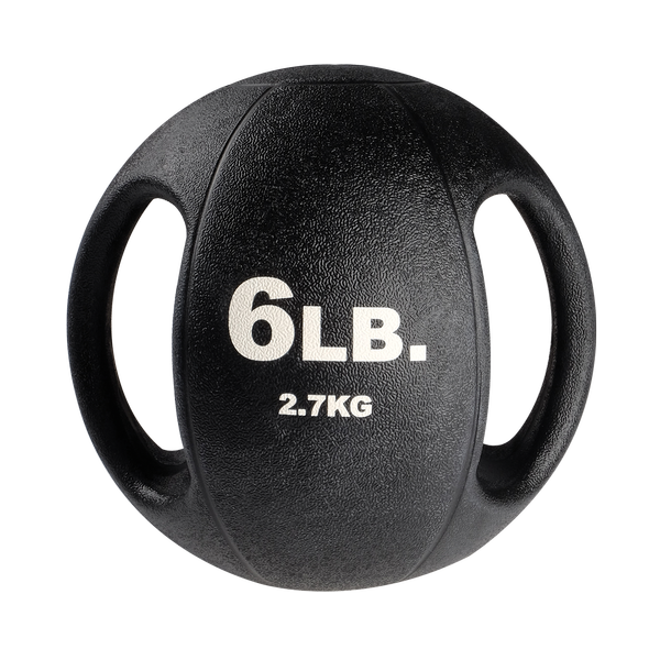 Body-Solid Tools 6lb. Dual Grip Medicine Ball