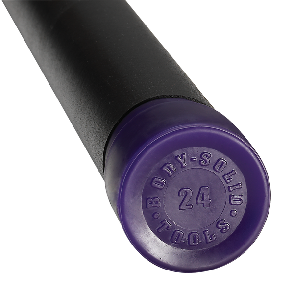 Body-Solid Tools 24lb. Fitness Bar - Dark Purple
24LB DARK PURPLE PADDED WEIGHTED BAR - Grip Diameter 1.50