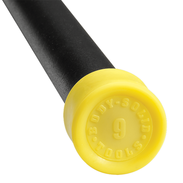 Body-Solid Tools 9lb. Fitness Bar - Yellow