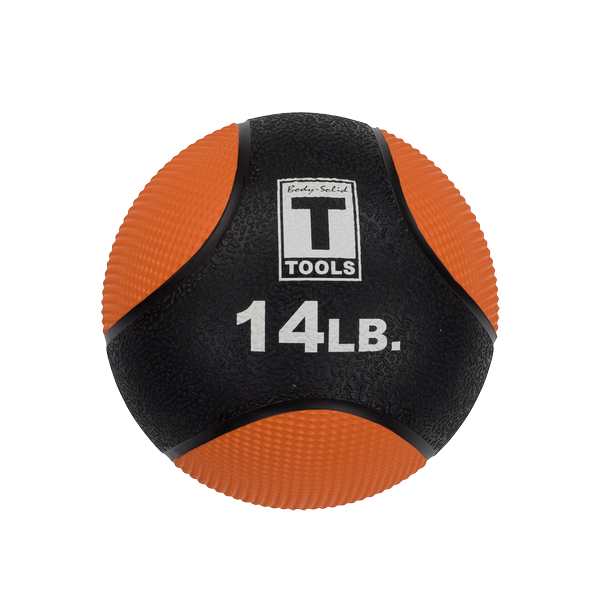 Body-Solid Tools 14lb. Medicine Ball - Orange