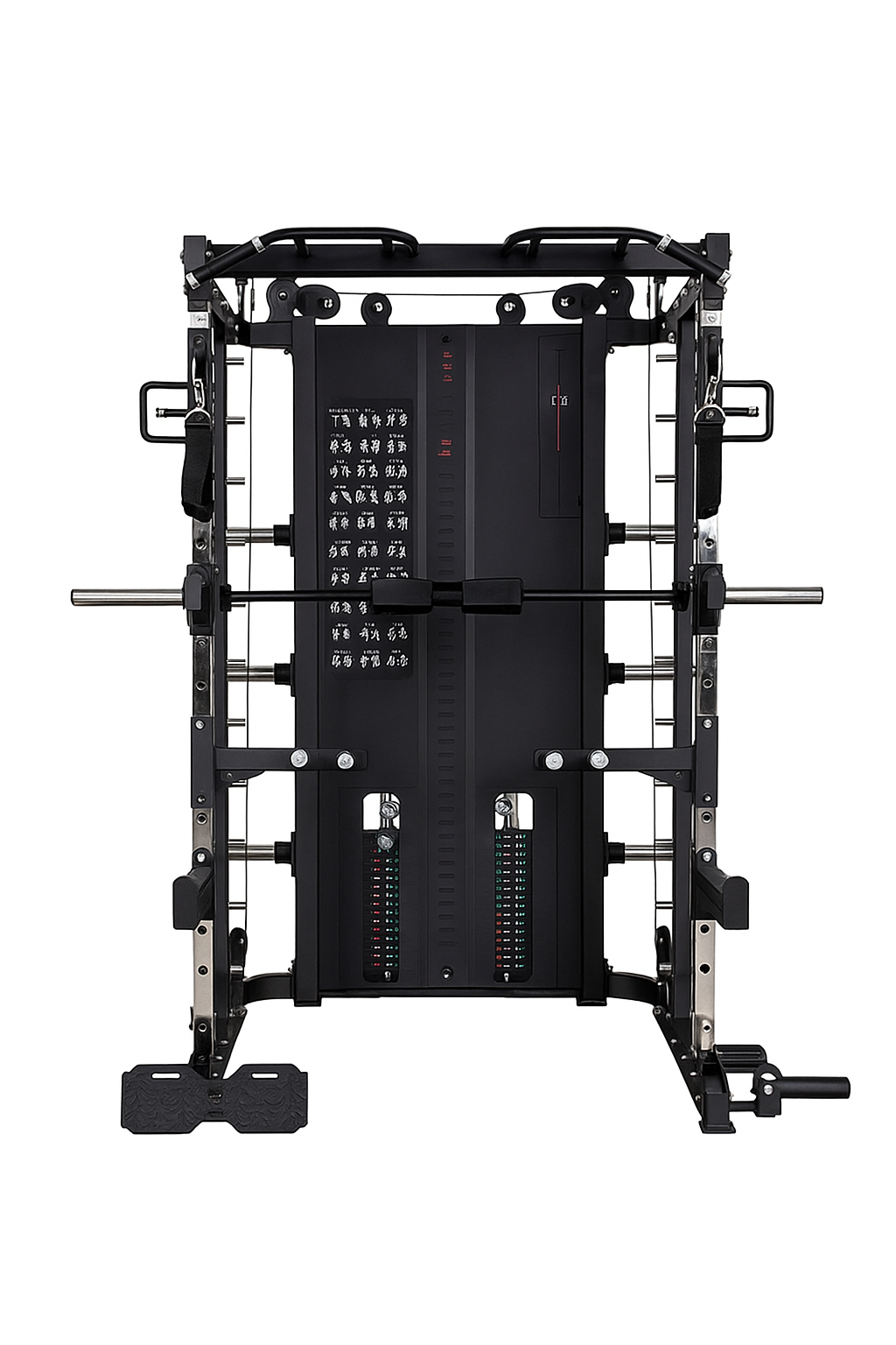 Pure Craft Pro Series Multi-Functional Smith Machine – All-in-One Trainer with Lat Seat Attachment (PCI-1028) Pure Craft Industries
