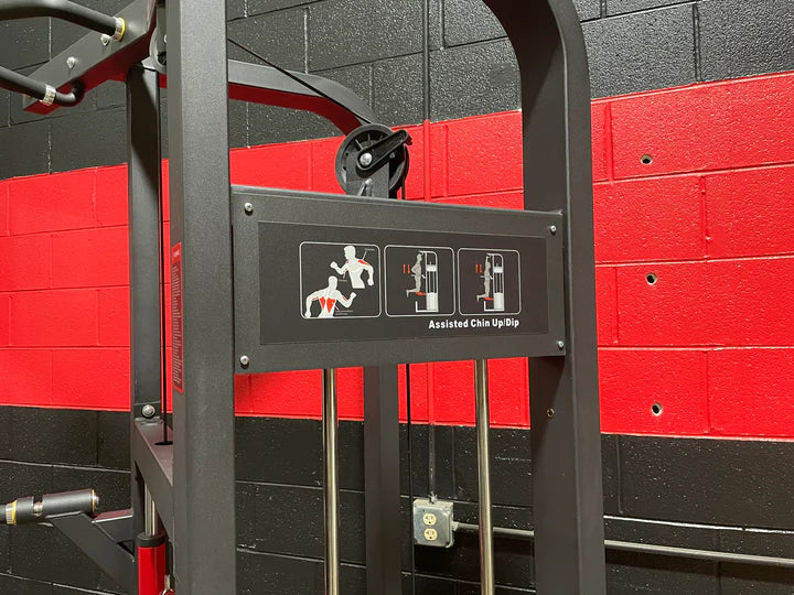 PureCraft Assisted Chin-Up & Dip Machine – Selectorized Upper Body Trainer (PCI-5019) Pure Craft Industries
