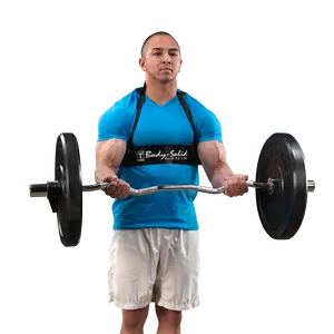 Body Solid (BB23) Arm Blaster for Biceps & Triceps - Heavy Duty Workout Bicep Bomber Curl Support Isolator - Exercise Equipment