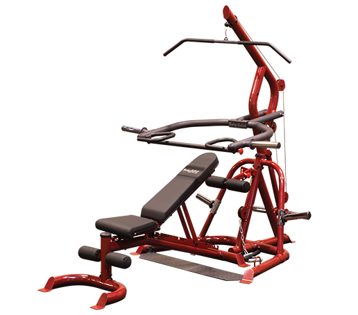 GLGS100P4 - Corner Leverage Gym Package, Includes GFID100 Bench Body-Solid