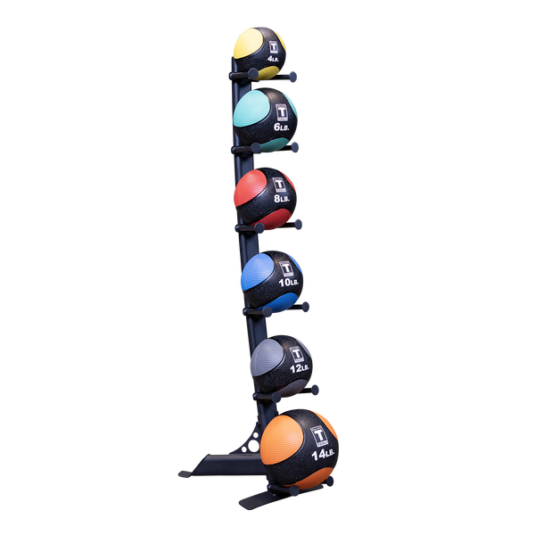 GMR10B - MEDICINE BALL RACK 6 - BLACK Body-Solid