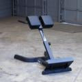 The Body-Solid GHYP345B 45° Back Hyperextension is an impressive piece of equipment that combines an inverted back extension and oblique flexor set at a 45° angle, making it the perfect tool for conditioning