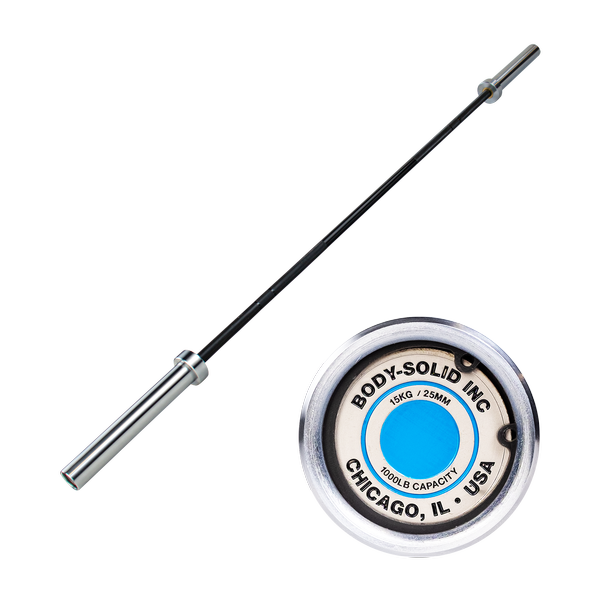 OB79EXT - 7' Lightweight 15kg Olympic Bar - Body-Solid Body-Solid