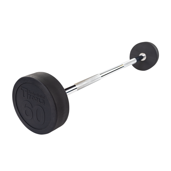 SBB60 - Rubber Coated Fixed Straight Barbell, 60lb Body-Solid