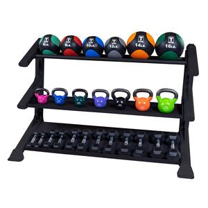 SDKRDBSB - SDKR Small Dumbbell Shelf - BLACK Body-Solid