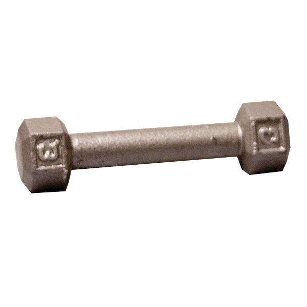 SDX3 - 3 Lb. Cast Iron Hex Dumbbell - Body-Solid Body-Solid