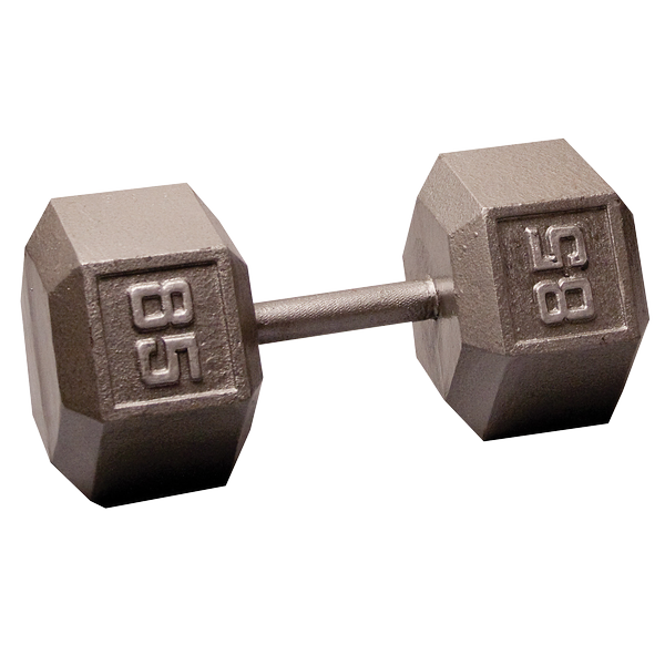 SDX85 - 85 Lb. Cast Iron Hex Dumbbell - Body-Solid