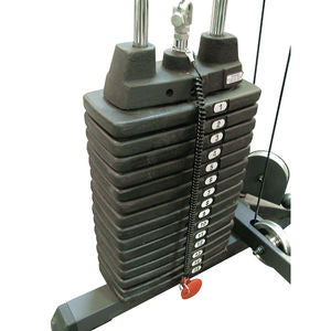 Body-Solid built these weigh stacks to provide a lifetime of reliability and maintenance-free service