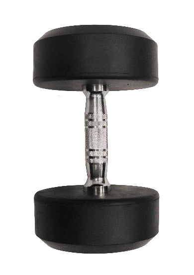 5LB-50LB Pro Style Rubber Dumbbell Set Pure Craft Industries