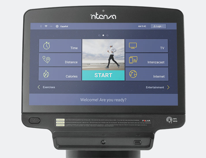 Intenza 550 Entertainment Treadmill with Advanced Connectivity and Intenzacast™ Intenza Fitness