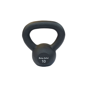 KBR10 - Iron Powder Coat Kettlebells 10 Pounds - Body-Solid Body-Solid