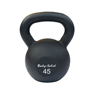 KBR45 - Iron Powder Coat Kettlebells 45 Pounds - Body-Solid Body-Solid