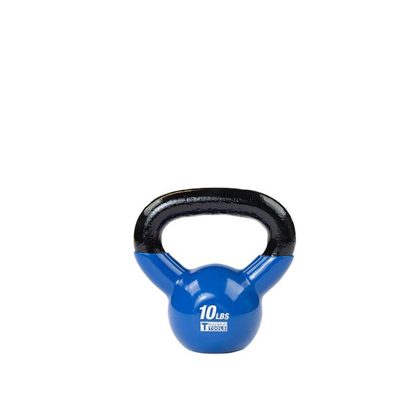 KBV10 - 10 lb. Vinyl Dipped Kettlebells - Body-Solid Body-Solid