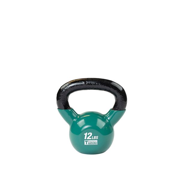 KBV12 - 12 lb. Vinyl Dipped Kettlebells - Body-Solid Body-Solid