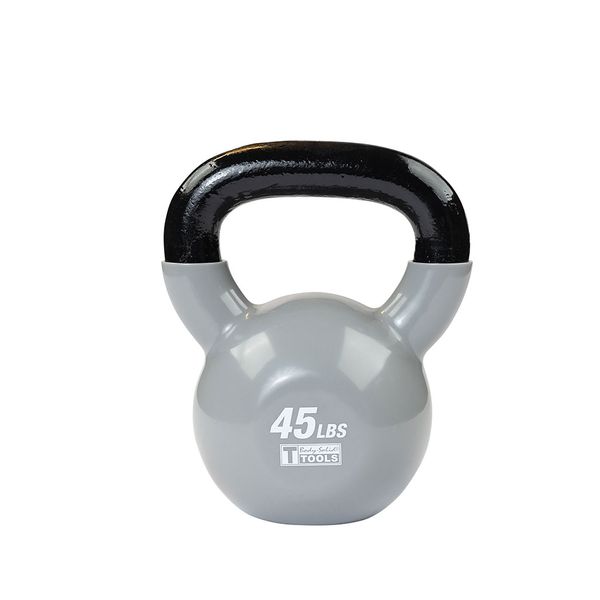 KBV45 - 45 lb. Vinyl Dipped Kettlebells - Body-Solid Body-Solid