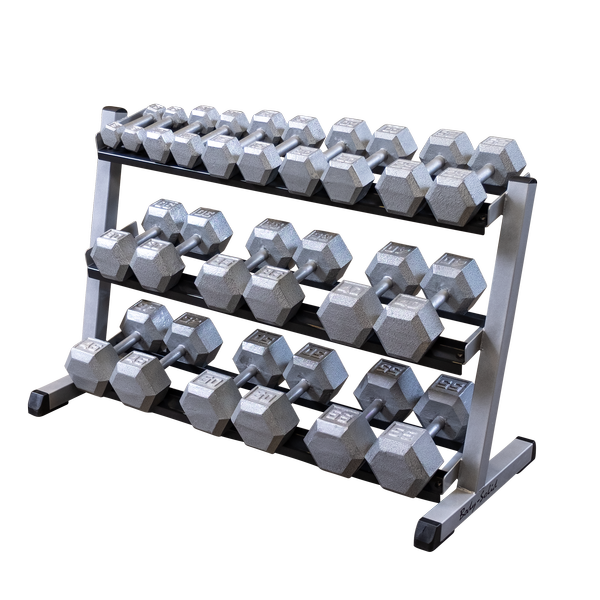 3 Tier Horizontal 48" Dumbell Rack