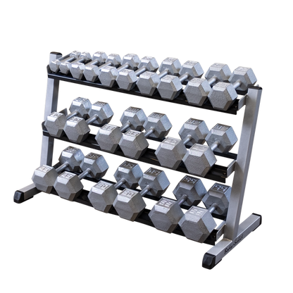 3 Tier Horizontal 48" Dumbell Rack
