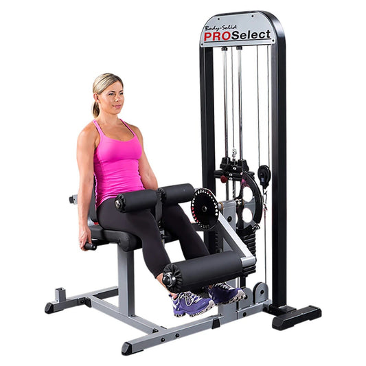 Body Solid Leg Extension and Leg Curl Machine - Gray (GCEC-STK)
