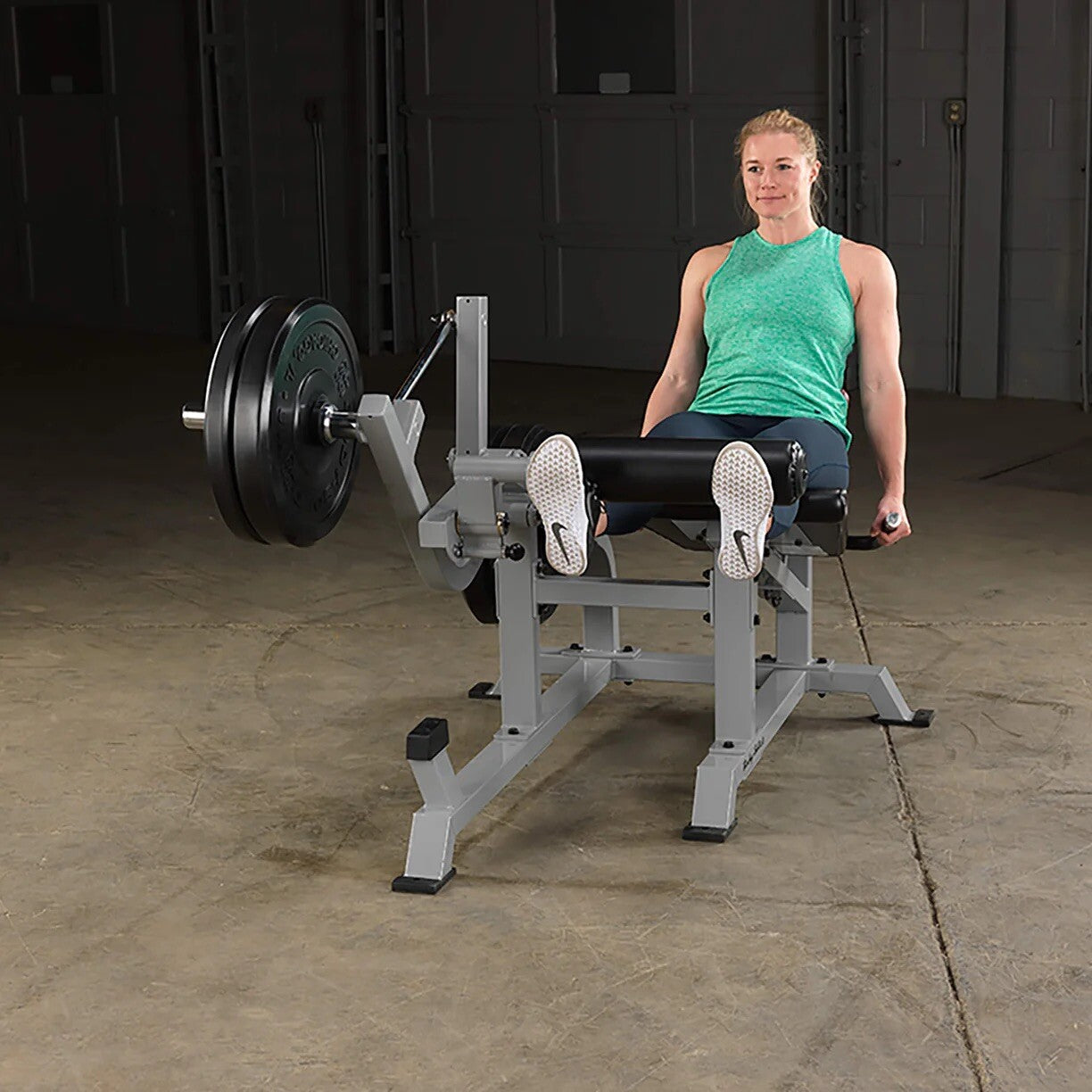 Body-Solid Leverage Leg Extension Plate Loaded Pro Clubline Commercial LVLE