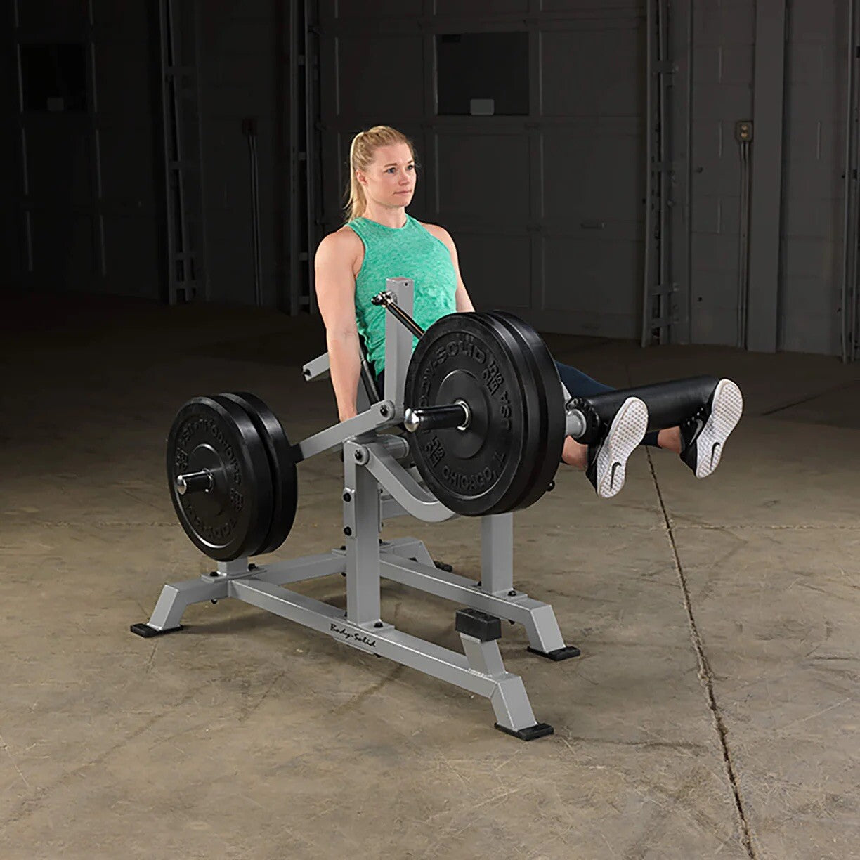 Body-Solid Leverage Leg Extension Plate Loaded Pro Clubline Commercial LVLE