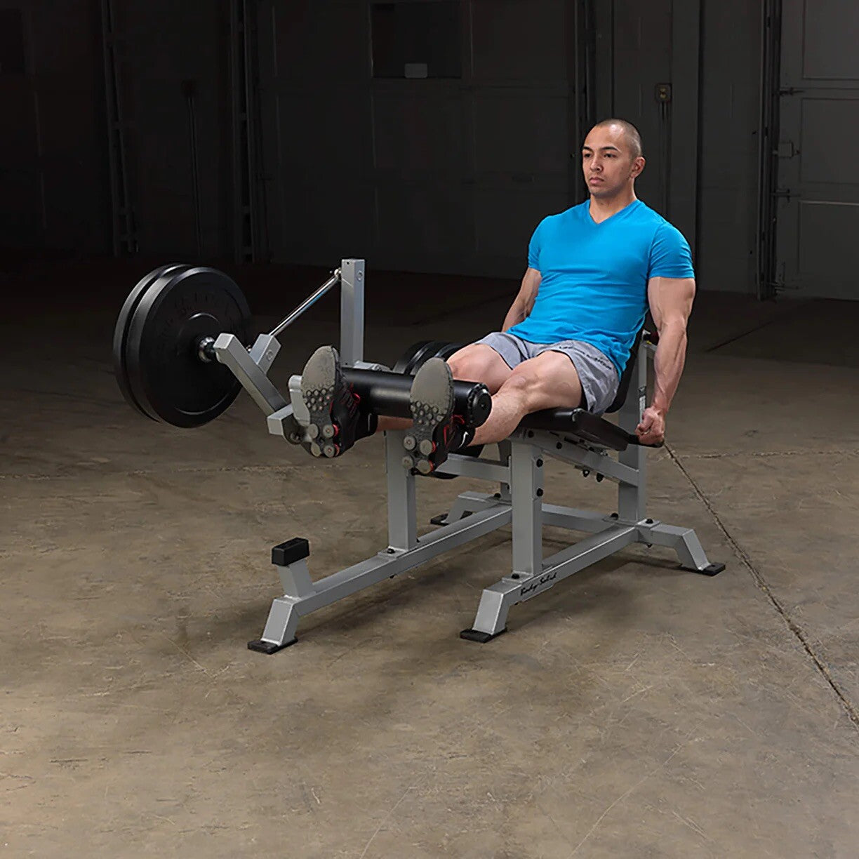 Body-Solid Leverage Leg Extension Plate Loaded Pro Clubline Commercial LVLE