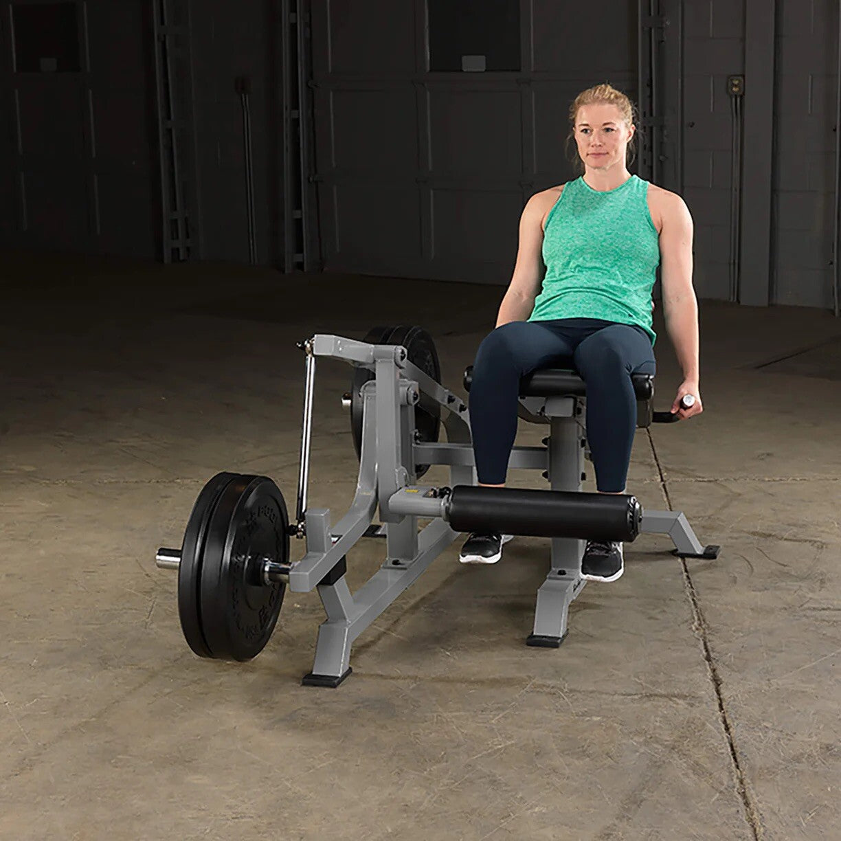 Body-Solid Leverage Leg Extension Plate Loaded Pro Clubline Commercial LVLE