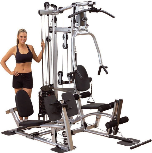 Body-Solid Powerline P2LPX Home Gym Equipment with Leg Press, Grey/Black