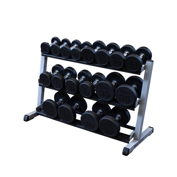 3 Tier Horizontal 48" Dumbell Rack