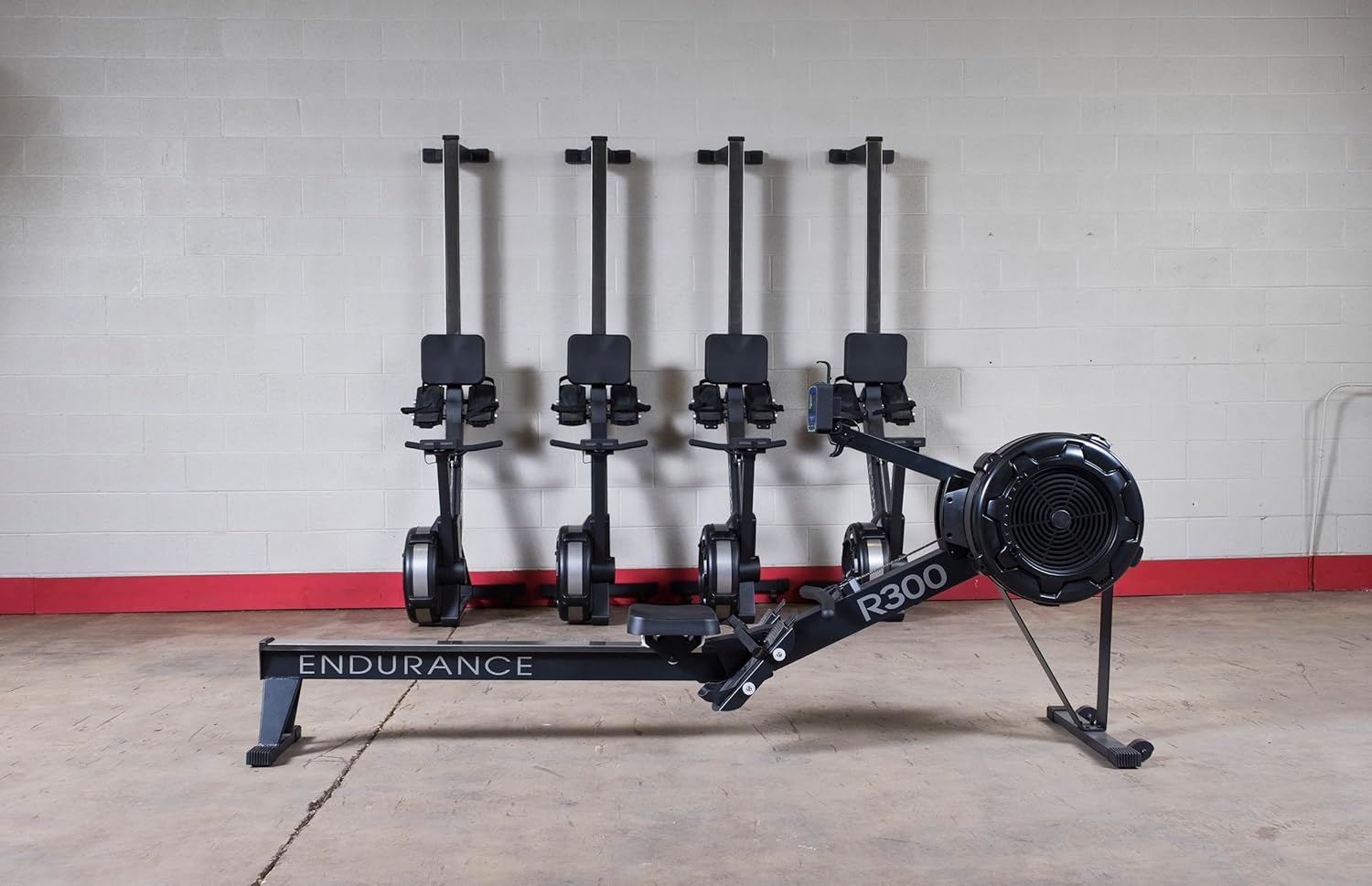 Body-Solid Endurance (R300) Air Resistance Indoor Rower - Cardio & Total Body Workout Machine with Self-Generating Power