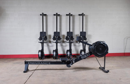 Body-Solid Endurance (R300) Air Resistance Indoor Rower - Cardio & Total Body Workout Machine with Self-Generating Power