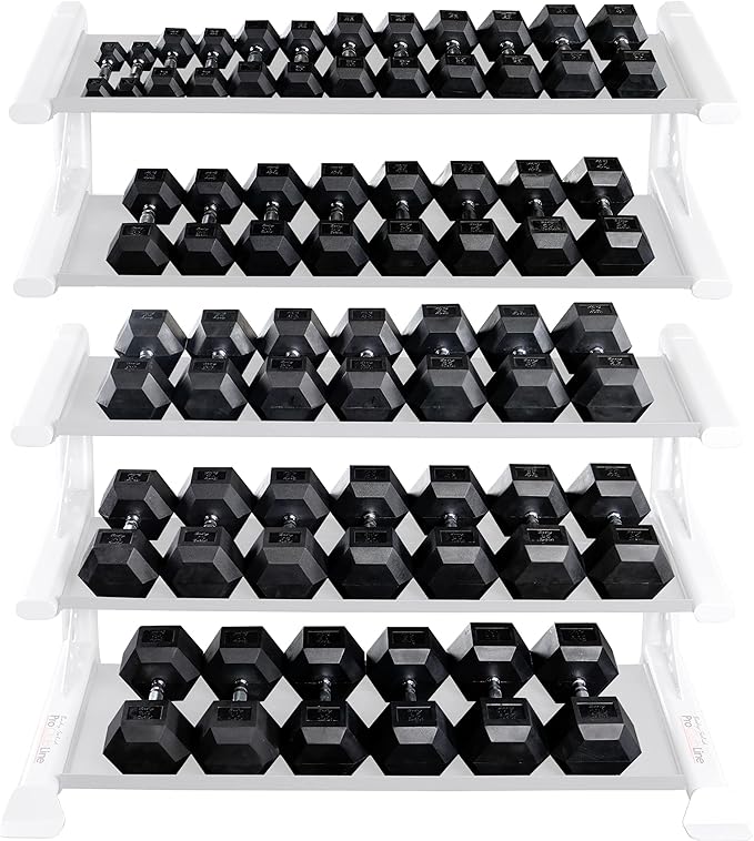 SDS650 - Grey Hex Dumbell set 55-75lb pairs