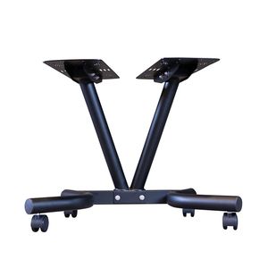 Keep your workout space organized and clutter-free with the Body-Solid ADST Adjustable Dumbbell Stand, designed specifically for the Body-Solid Tools SDBX66 and RUGGED YADB100 Adjustable Dumbbells.