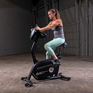 The Endurance by Body-Solid B4UB Upright Bike is a comfortable, easy-to-use, cardio bike for home and commercial use.