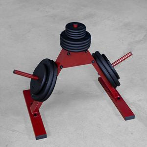 The BFWT5 features three weight posts (two side and one top) designed for 1" standard weight plates.