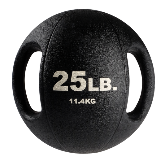 Body-Solid Tools 25lb. Dual Grip Medicine Ball