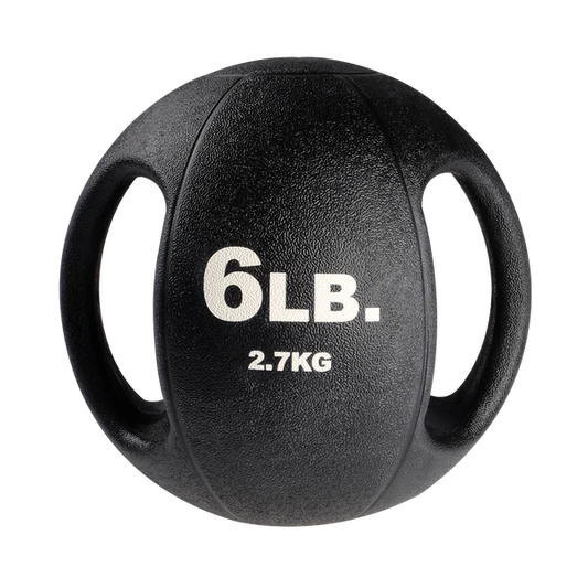 Body-Solid Tools 6lb. Dual Grip Medicine Ball
