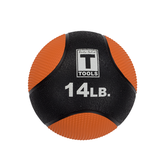 Body-Solid Tools 14lb. Medicine Ball - Orange