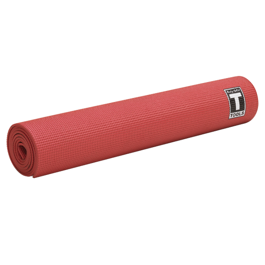 BSTYM5 - 5mm Red Body-Solid Tools Yoga Mat - Body-Solid