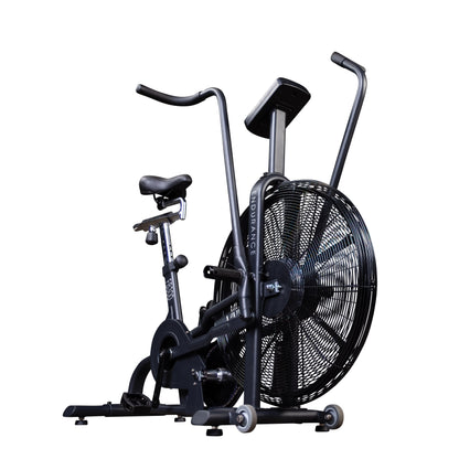 Body-Solid Endurance (FB300B) Dual Action Fan Bike - Adjustable Seat, Transport Wheels, Commercial Grade Stationary Exercise Bicycle for High-Intensity Workouts and Rehabilitation