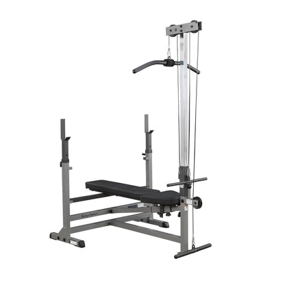 Lat Pull Down/Seated Row Attachment for Benches