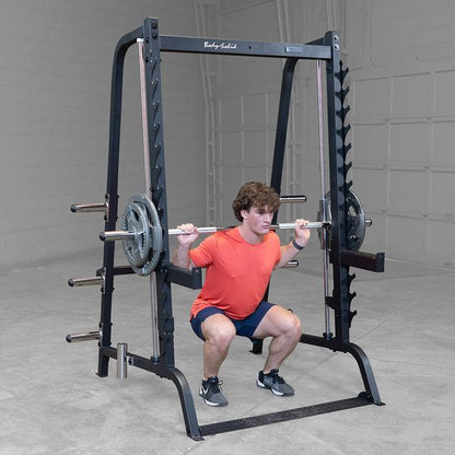 GS348B - Series 7 Smith Machine - BLACK