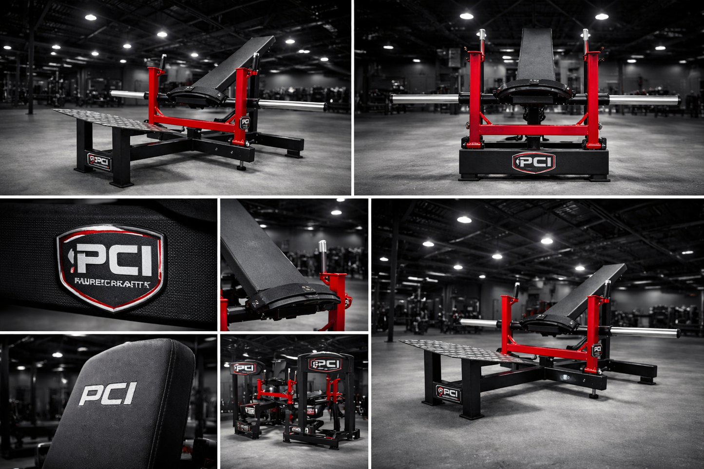 PureCraft Pro Series Hip Thrust / Glute Drive Machine – Plate Loaded (PCI-8133) Pure Craft Industries