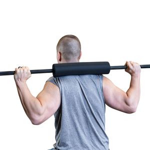 Beef Up Your Body! This bar pad was designed for function, fit and comfort. High-density foam padding with super-heavy nylon cover takes the burden off your shoulders and allows you to work with heavier weights